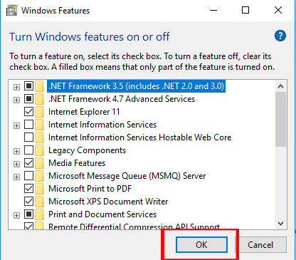 .NET framework 3.5 installationsfel 0x800f0950 [7 FIXAR]