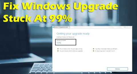 [Löst] Hur fixar jag en Windows-uppgradering som fastnat på 99 %?