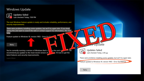 [LØST] Slik fikser du Windows Update-feil 0xc190012e