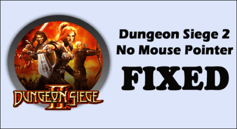 Fix Dungeon Siege 2 No Mouse Pointer [TESTADE SÄTT]