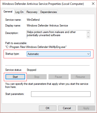 A Windows Defender nem indul el Windows 10 rendszeren [JAVÍTOTT]