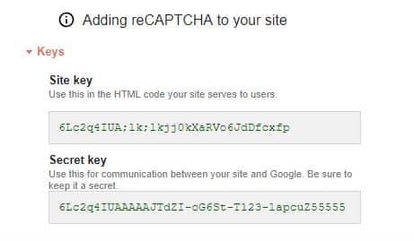 7 rýchlych opráv chyby ReCaptcha pre vlastníka lokality: Neplatný typ kľúča