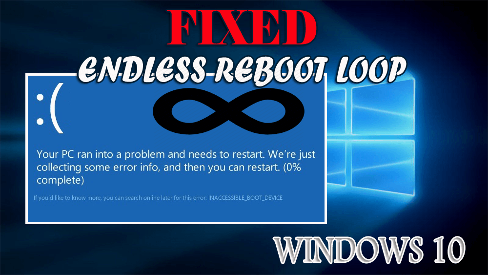 Hvordan fikse Endless Reboot Loop etter Windows 10 Update