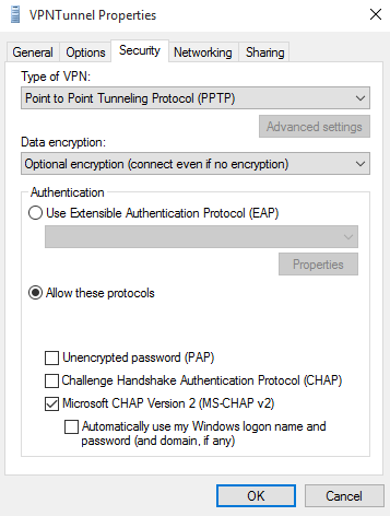 Fiks forbindelsen mellom datamaskinen og VPN-en ble serveren avbrutt