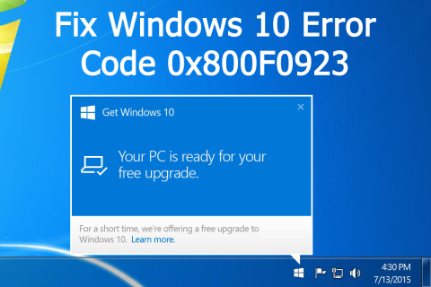 [Hurtigfiks] Hvordan fikser jeg Windows 10-oppgraderingsfeilkode 0X800F0923?