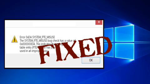 7 Arbeidsløsninger for å fikse SYSTEM PTE MISUSE BSOD-feil i Windows 10