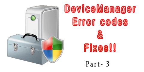 [Del 3] Topp 50 Device Manager-feilkoder og deres rettelser