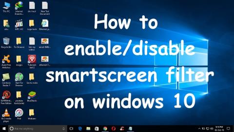 Javítások a SmartScreen szűrők hibáira a Windows 10 és 8.1 rendszerben