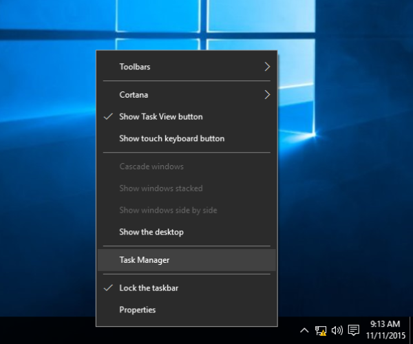 11 snabba sätt att öppna Task Manager på Windows 10