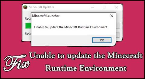 Kan ikke oppdatere Minecraft Runtime Environment [8 enkle rettinger]