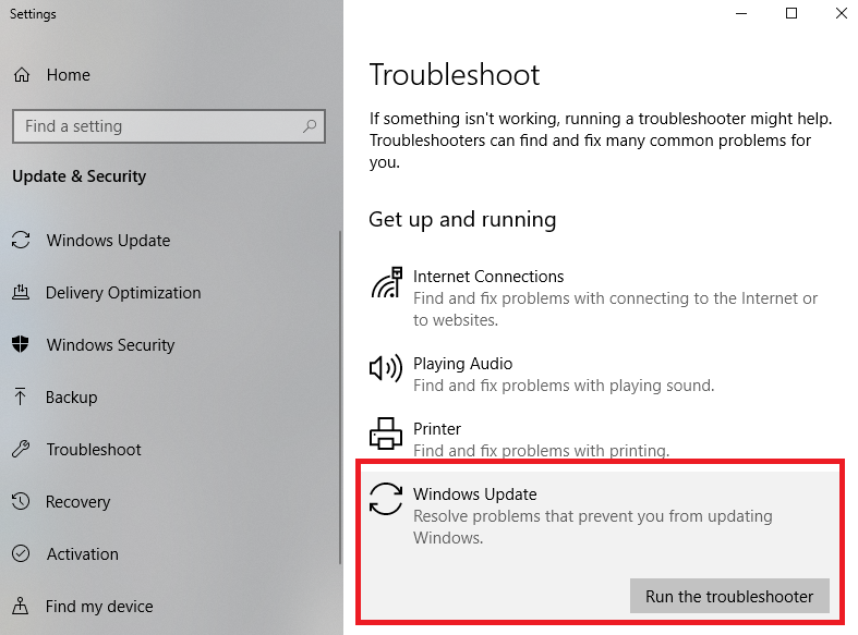 Topp 5 lösningar för att fixa Windows Update Error 0x80d02002 i Windows 10