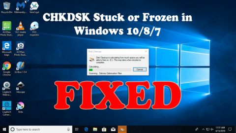 Top 6 rettelser til at løse CHKDSK, der sidder fast eller frosset i Windows 10/8/7