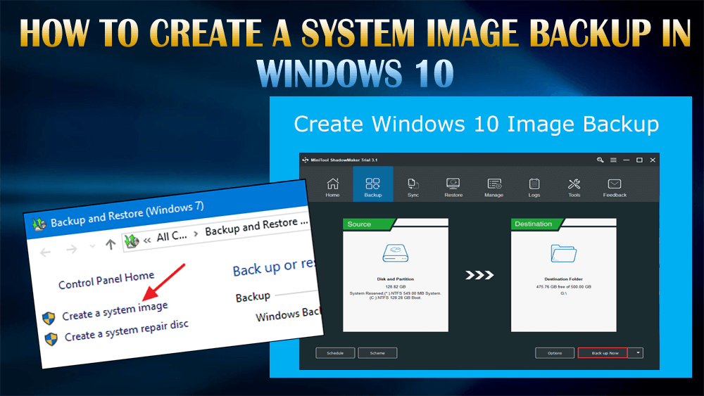 Як створити резервну копію образу системи в Windows 10