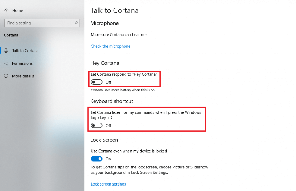 Fixa Cortana med minne i Windows 10 [Steg-för-steg]