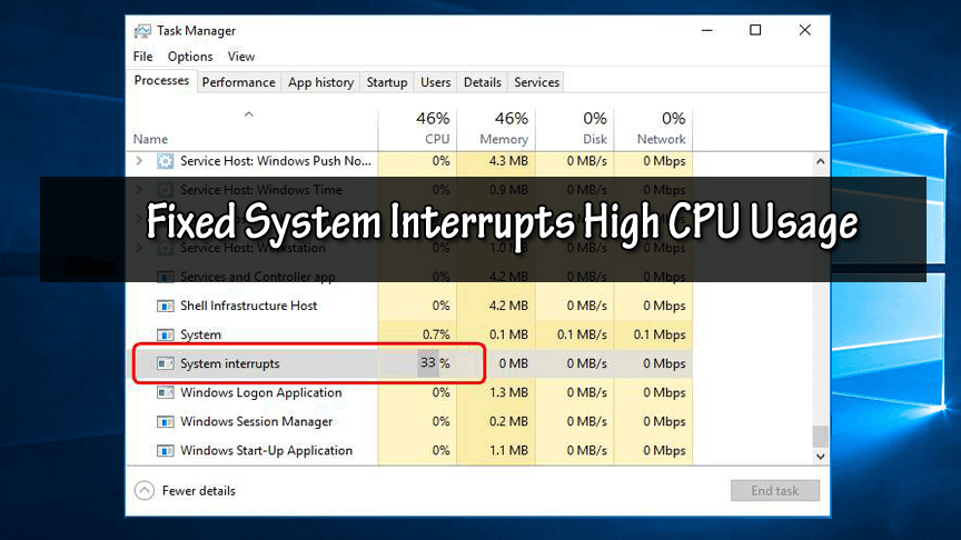 Fix System avbryter hög CPU-användning på Windows 10 [9 enkla korrigeringar]