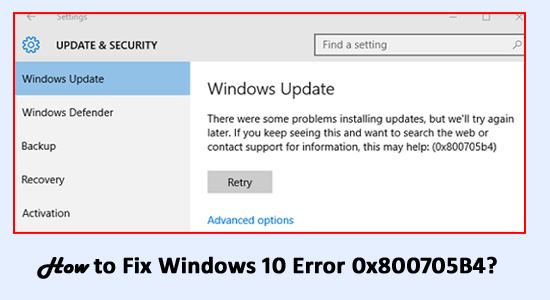 Hur fixar jag Windows 10-fel 0x800705B4?  [SNABB OCH ENKEL ÅTGÄRD]