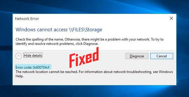 [Megoldva] Hogyan lehet kijavítani a 0x800704cf hálózati hibát Windows 10/8.1/8 rendszeren?
