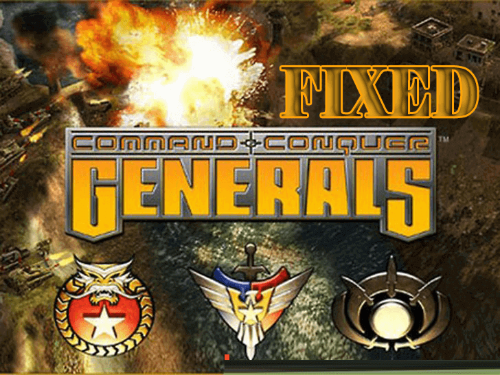 Command and Conquer-generaler - fikset null timer, alvorlige feil og annet i Windows 10