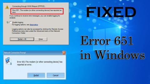 Hvordan fikser jeg feil 651 i Windows 10/8.1 og 7? (Enkle løsninger)