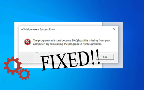 [LØST] Hvordan fikse DAQExp.dll mangler feil i Windows 10