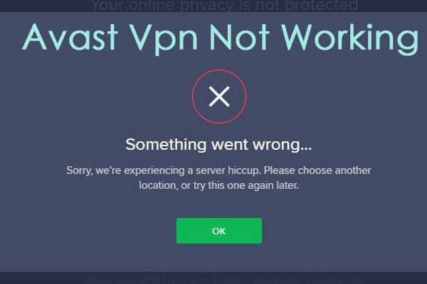 7 Vanlige Avast SecureLine VPN-problemer og dets rettelser