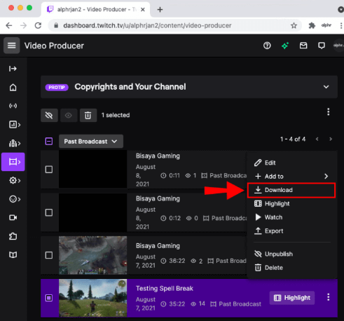 Hur man laddar ner Twitch VODs som tittare på PC?  [Steg-för-steg-guide]