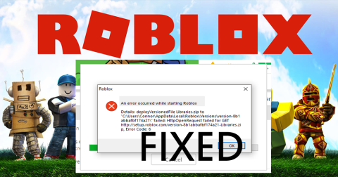 Det oppstod en feil under oppstart av Roblox? [FIKSET]