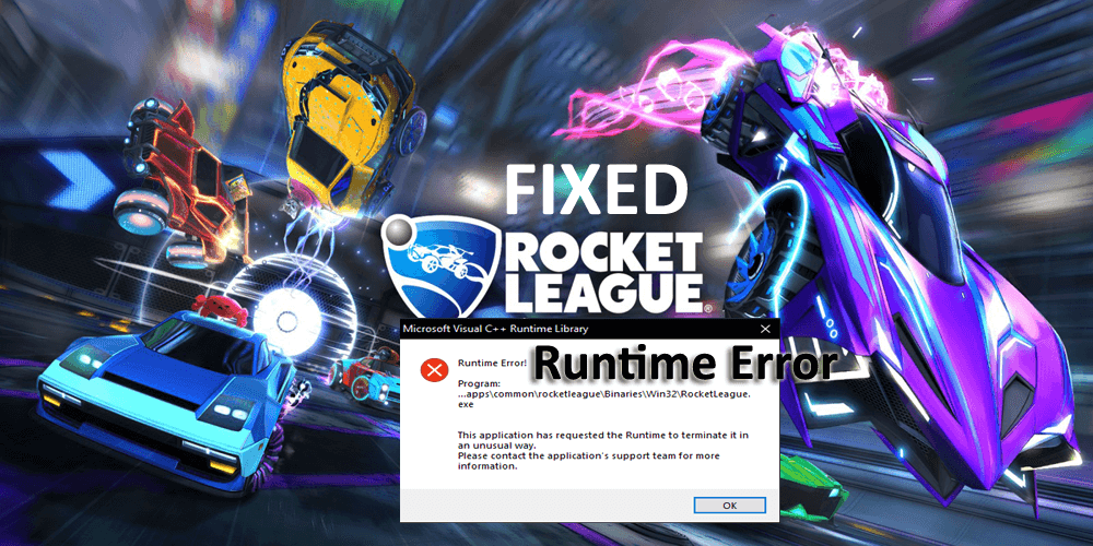 Fiks Rocket League Runtime Error [trinn-for-steg]