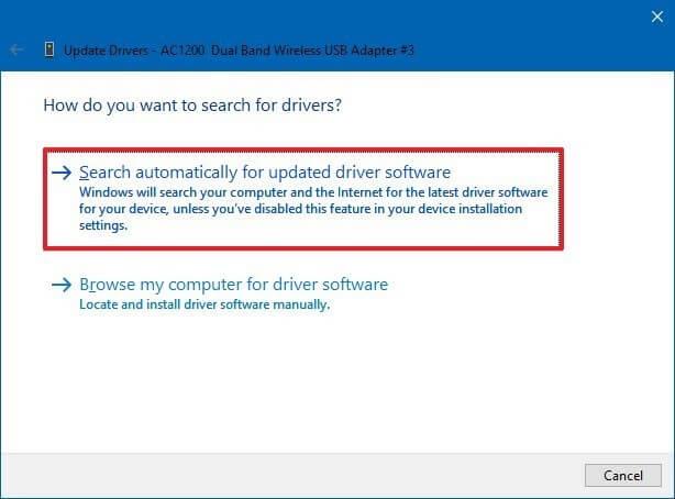 Oprava chyby DRIVER_PORTION_MUST_BE_NONPAGED ve Windows 10