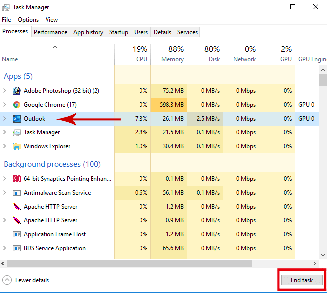 [Löst] Hur fixar jag att Outlook inte öppnas i Windows 10?