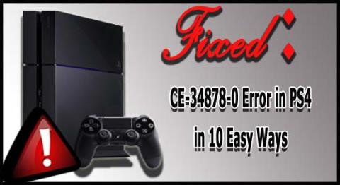 PS4 CE-34878-0 hiba javítása [10 bevált módszer]