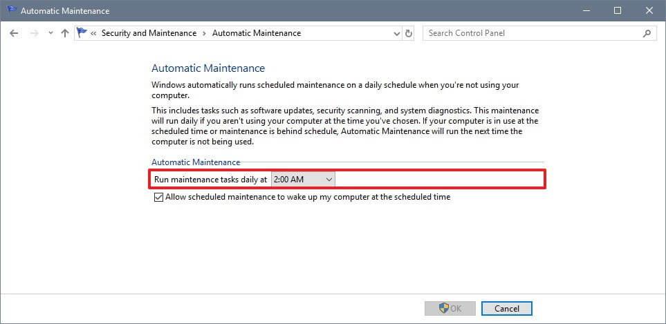 Automatisk underhållsfunktion i Windows 10 (komplett guide)