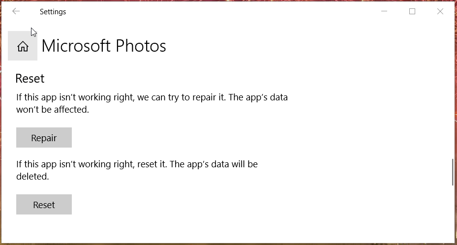 Åtgärda Photos Error Code 0x887A0005 i Windows 10 [7 enkla sätt]