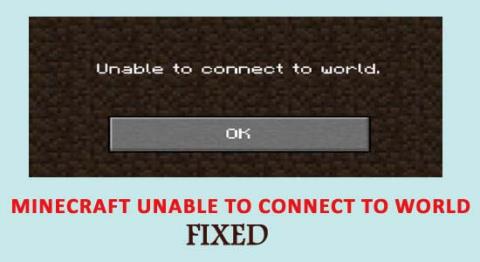 Topp 8 knep för att fixa Minecraft Kan inte ansluta till världen