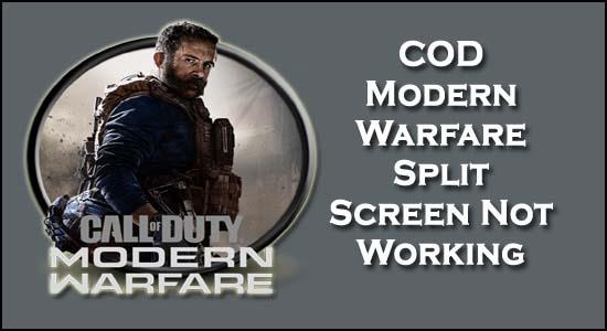 8 javítás a COD Modern Warfare osztott képernyőjéhez, amely nem működik