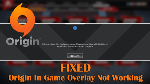 [FIXAT] Origin In Game Overlay fungerar inte