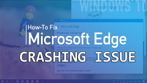 Microsoft Edge Crashing på Windows 10 Problem [RETTET]