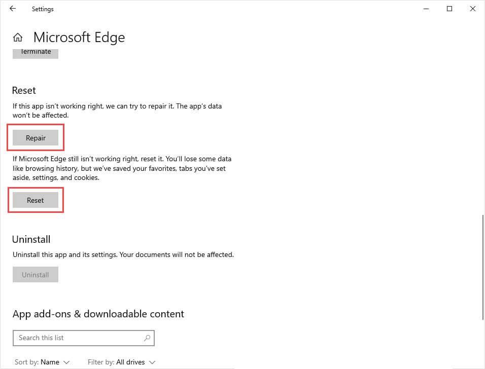 Microsoft Edge kraschar på Windows 10 Problem [FIXAT]