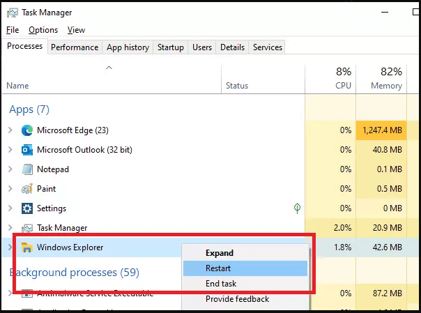 Jak opravit, že hledání v Průzkumníku souborů nefunguje ve Windows 10 1909