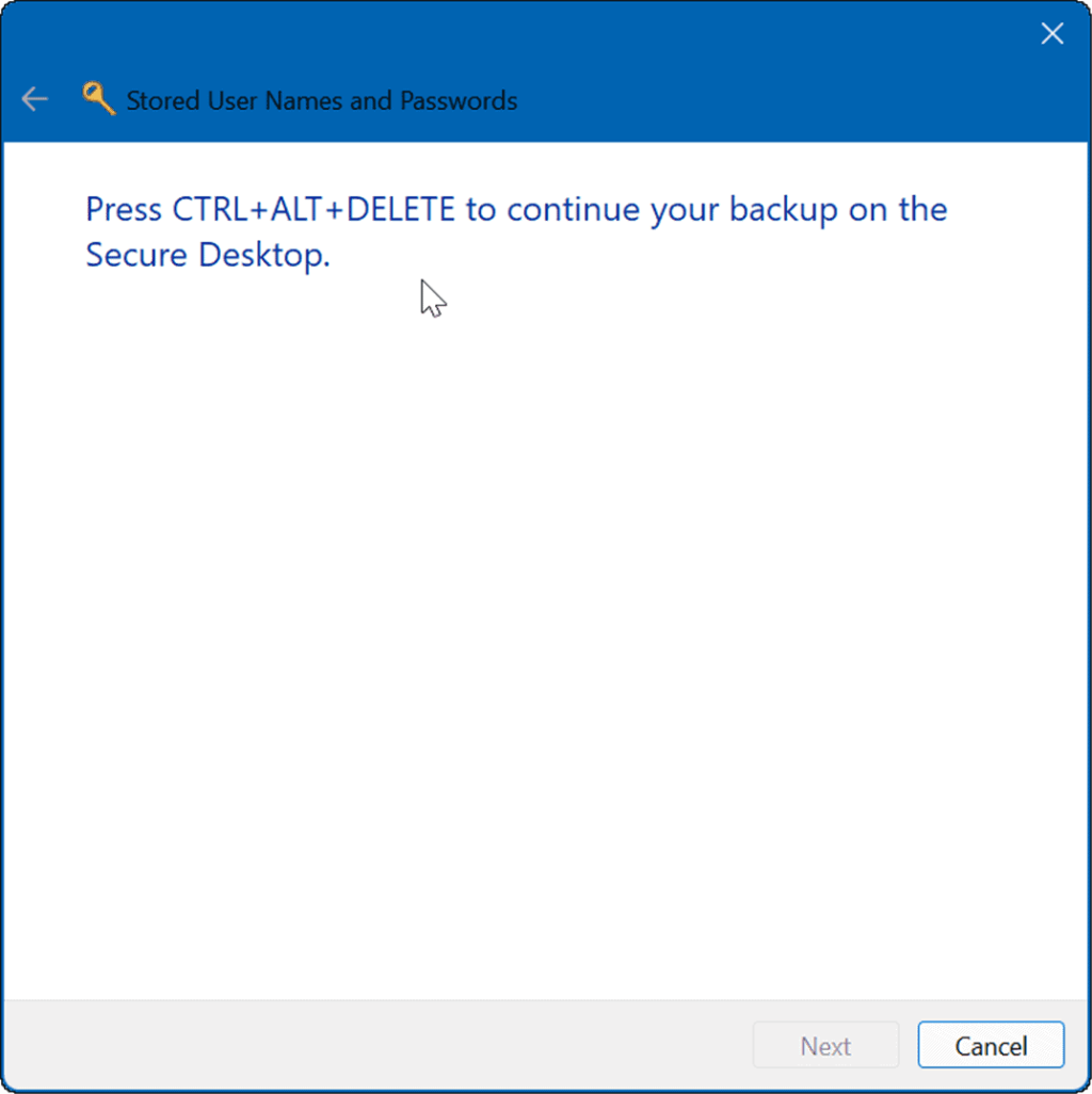 A Credential Manager használata Windows 11 rendszeren