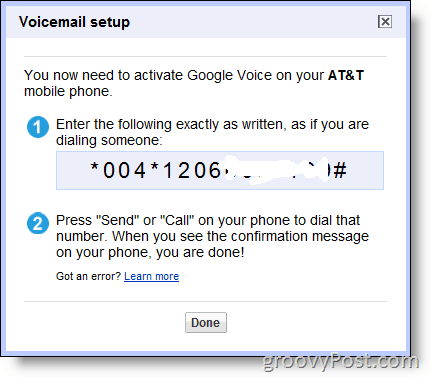 Hur du aktiverar Google Voice med ditt befintliga nummer