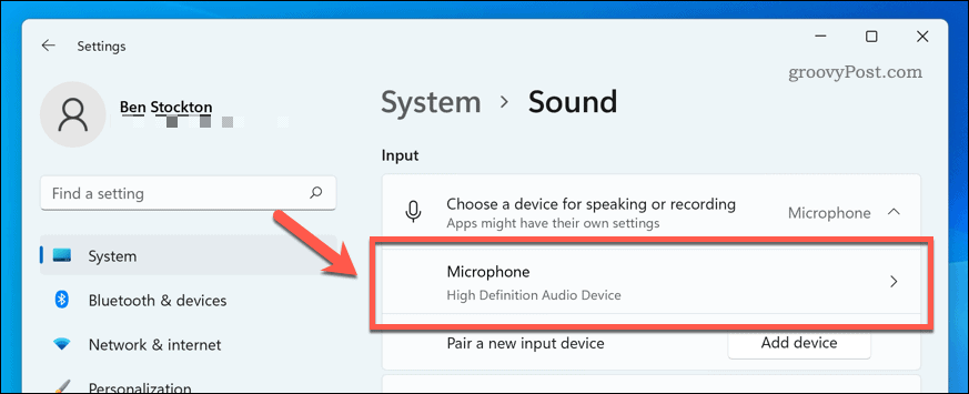 Jak otestovat mikrofon ve Windows 11