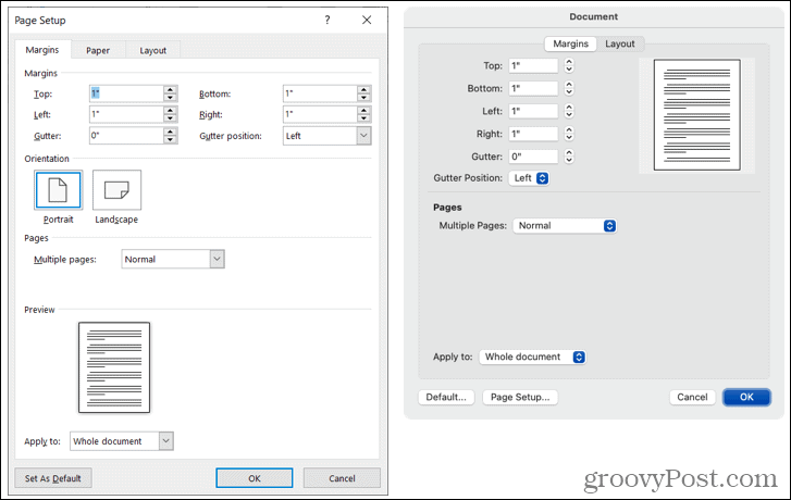 Hvordan endre margene i Microsoft Word