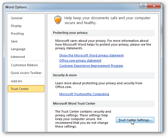 Zakázať chránené zobrazenie pre prílohy programu Outlook