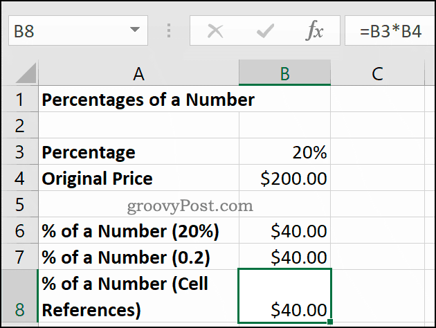 Hvordan beregne prosentvis økning eller reduksjon i Excel