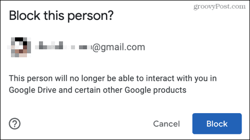 Hur man blockerar andra från att dela med dig på Google Drive