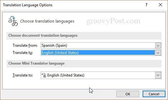 Hur man översätter Word-dokument till ett annat språk