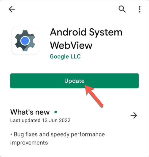 Що таке Android System WebView?