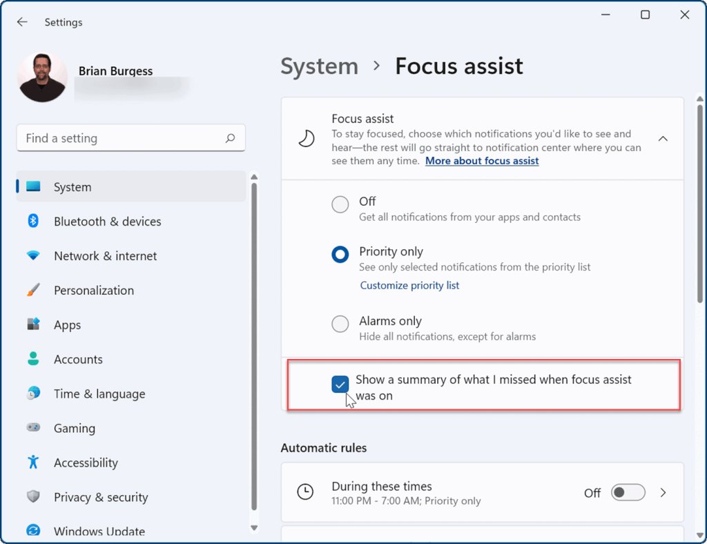 Jak používat Focus Assist ve Windows 11