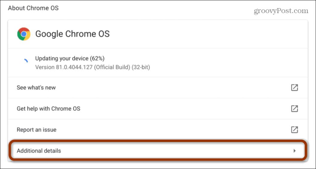 Hogyan találja meg Chromebookja élettartamának végét